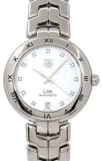 TAG Heuer Link Lady WAT2315 11P 34mm Stainless steel White