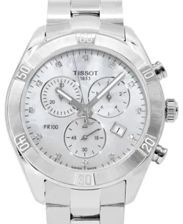 Tissot PR 100 T101.917.11.116.00 38mm Stainless steel White