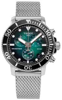 Tissot Seastar T120.417.11.091.00 45.5mm Stainless steel Green