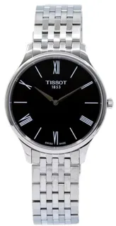 Tissot Tradition T063.409.11.058.00 39mm Stainless steel Black