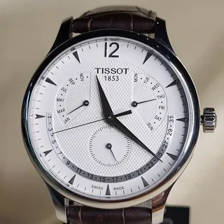 Tissot Tradition T0636371603700 42mm Stainless steel White