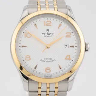 Tudor 1926 91651 41mm Yellow gold and Stainless steel Silver