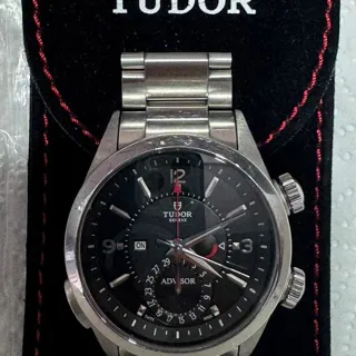 Tudor Heritage Advisor 79620TN 42mm Stainless steel Black