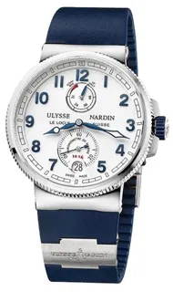 Ulysse Nardin Marine Chronometer Manufacture 1183-126-3/60 43mm Stainless steel White