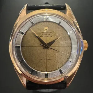 Universal Genève Polerouter 10244 Yellow gold Champagne