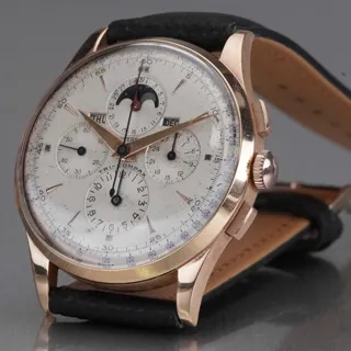 Universal Genève Tri-Compax 12285 37.5mm Rose gold Silver