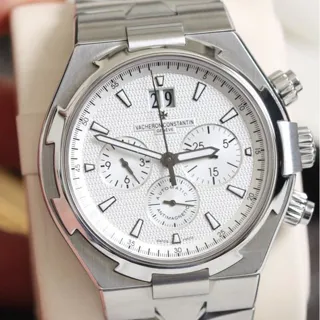 Vacheron Constantin Overseas Chronograph 49150/B01A-9095 42mm Stainless steel Silver