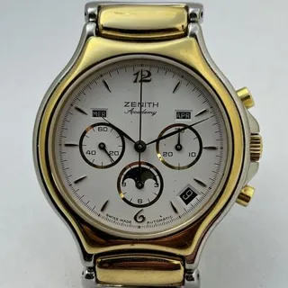 Zenith Academy 59.6000.410 39mm Yellow gold and Stainless steel White