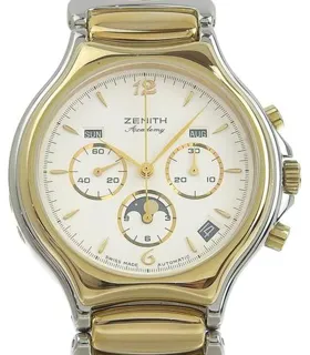 Zenith Academy 38mm Yellow gold and Stainless steel White