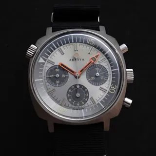 Zenith Chronograph A3736 41mm Stainless steel Silver