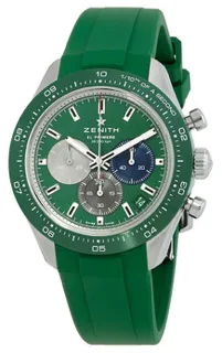 Zenith Chronomaster Sport 03.3119.3600/56.R952 Stainless steel Green