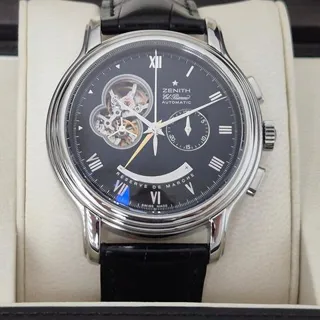 Zenith El Primero Chronomaster Open XXT 03.1260.4021 45mm Stainless steel Black