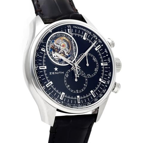 最も優遇 El Zenith Primero Stainless 03.2280.4035/21.C714 Tourbillon 靴