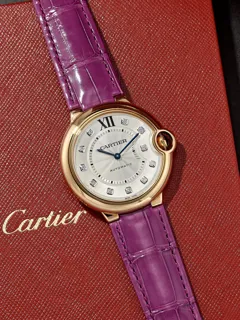 Cartier Ballon Bleu 3927 18k rose gold Silver