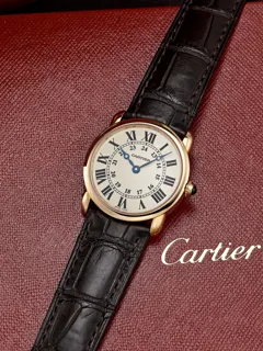 Cartier Ronde Louis Cartier 2886 18k rose gold Silver