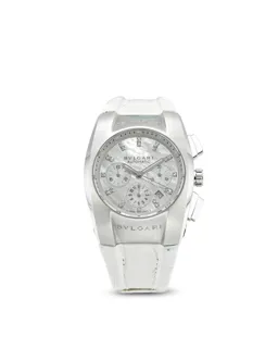 Bulgari Ergon EG35SCH 35mm Stainless steel White