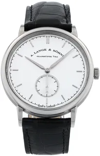 A. Lange & Söhne Saxonia 216.026 38mm White gold Silver