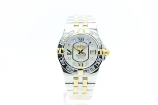 Breitling Galactic B71340 32mm Yellow gold and Stainless steel