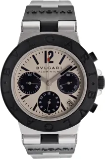 Bulgari Diagono AC 38 TA 38mm Aluminium Silver