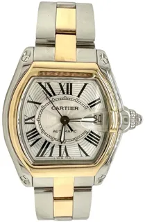 Cartier Roadster 2510 43mm Stainless steel and 18k yellow gold