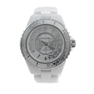 Chanel J12 H6476 White ceramic White