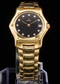 Ebel 1911 18k yellow gold Black