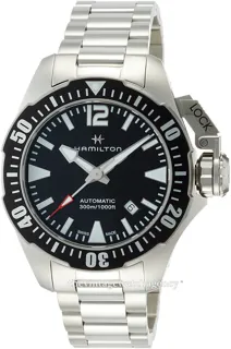 Hamilton Khaki Navy H77605135 42mm Stainless steel Black