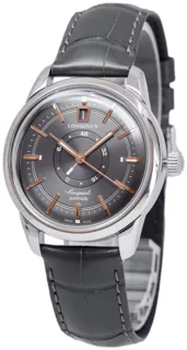 Longines Conquest L1.648.4.62.2 38mm Stainless steel Gray