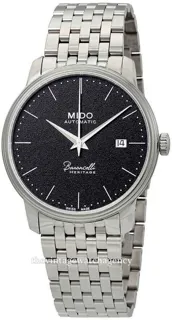 Mido Baroncelli M027.407.11.050.00 39mm Brushed/polished steel Black