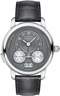 Montblanc Star 119954 45mm brushed/polished steel Gray