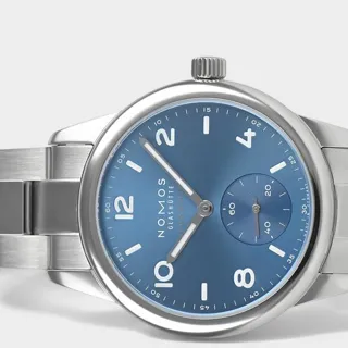 NOMOS Club Neomatik 750 37mm Stainless steel Blue