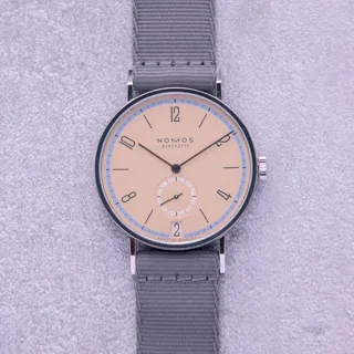 NOMOS Tangente 179.S25 37.5mm Stainless steel sand