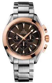 Omega Aqua Terra 231.20.44.50.06.002 Stainless steel and Red gold Gray