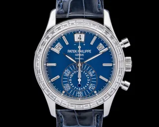 Patek Philippe Annual Calendar Chronograph 5961P-001 Platinum Blue