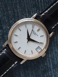 Patek Philippe Calatrava 3802R 33mm Rose gold White