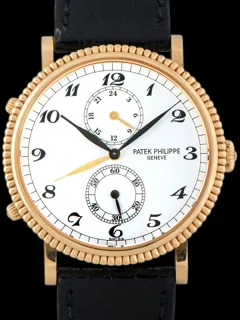 Patek Philippe Calatrava Travel Time 5034J 35.5mm Yellow gold White