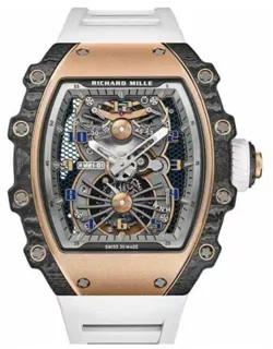 Richard Mille RM 21-01 RM 21-01 Carbon fiber and Rose gold Gray