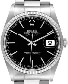 Rolex Datejust 16220 Stainless steel Black