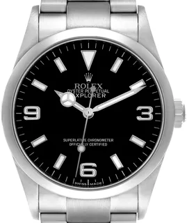 Rolex Explorer I 114270 Stainless steel Black