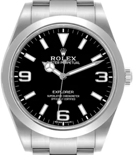 Rolex Explorer I 214270 Stainless steel Black