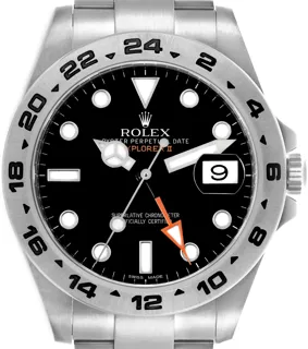 Rolex Explorer II 216570 Stainless steel Black