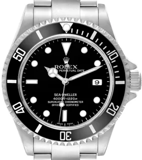 Rolex Sea-Dweller 4000 16600 Stainless steel Black