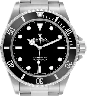 Rolex Submariner 14060M Stainless steel Black