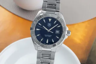 TAG Heuer Aquaracer WAY1112 41mm Stainless steel dark blue