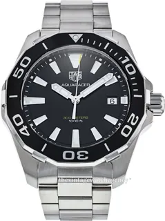 TAG Heuer Aquaracer WAY111A.BA0928 41mm Stainless steel Black