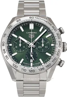 TAG Heuer Carrera CBN2A10.BA0643 44mm Stainless steel Green