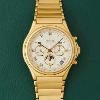 Zenith Port Royal 30.0150.418 40mm Yellow gold White