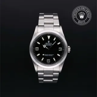 Rolex Explorer 14270 Stainless steel Black