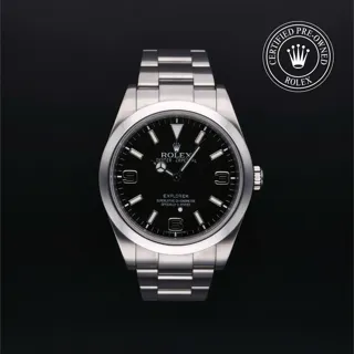 Rolex Explorer 214270 Stainless steel Black