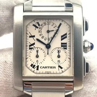 Cartier Tank Française W51001Q3 Stainless steel